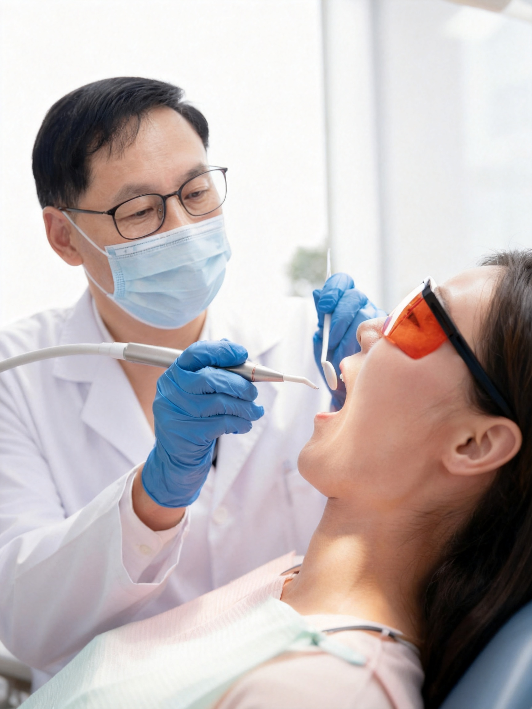 NYC dentist consultation with patient at Centre Dental modern dental clinic